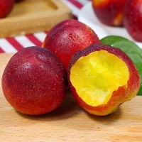 新鮮黃心油桃5斤桃子無(wú)毛桃應(yīng)季水果脆蜜桃黃肉桃子