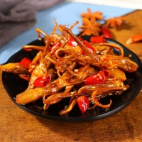 源頭貨源四川麻辣零食熟食 肉類(lèi)鹵味零食 即食鴨舌頭鴨肉即食休閑