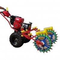 汽油播種機雙行播種機玉米高粱谷子蘿卜白菜荷蘭豆手推式播種器