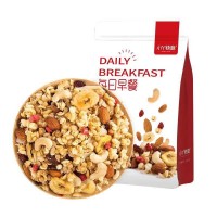 小丫快跑400g*3組合裝低溫烘焙非油炸谷物燕麥片干吃代早餐批發(fā)代