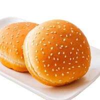 整件商用漢堡胚半成品材料即食早餐胚面包胚工廠直發(fā)批發(fā)奶香糕點