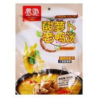 易馳老鴨湯酸蘿卜燉料350克重慶老鴨湯煲湯調(diào)料包燉雞鴨鴿子燉料