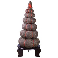 廠家批發(fā)云南普洱生茶金瓜貢茶塔18公斤盒裝生態(tài)金芽黑茶普洱茶