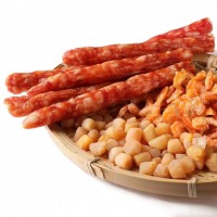北海海味海鮮臘腸海鮮干貨瑤柱蝦米海豬肉臘腸批發(fā)零售