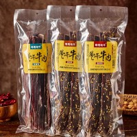 風干牛肉手撕牛肉干批發 辣味麻辣肉類零食牛肉干 特產牛干巴廠家