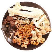 云南七彩菌湯包特產(chǎn)羊肚菌茶樹(shù)菇香菇竹蓀蟲(chóng)草花干貨菌菇包煲湯包